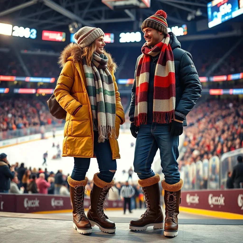 Accessorizing and Footwear for Your Hockey Game Date Night