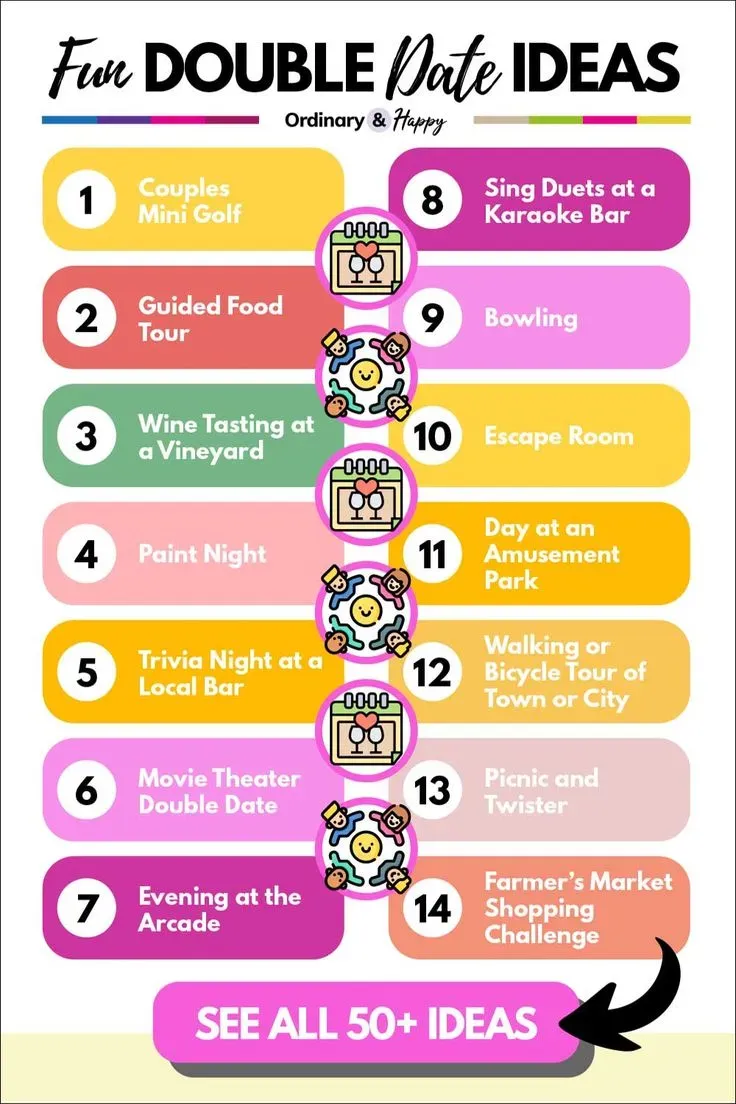 Adventure Awaits: Unique Double Date Night Ideas for Married Couples
