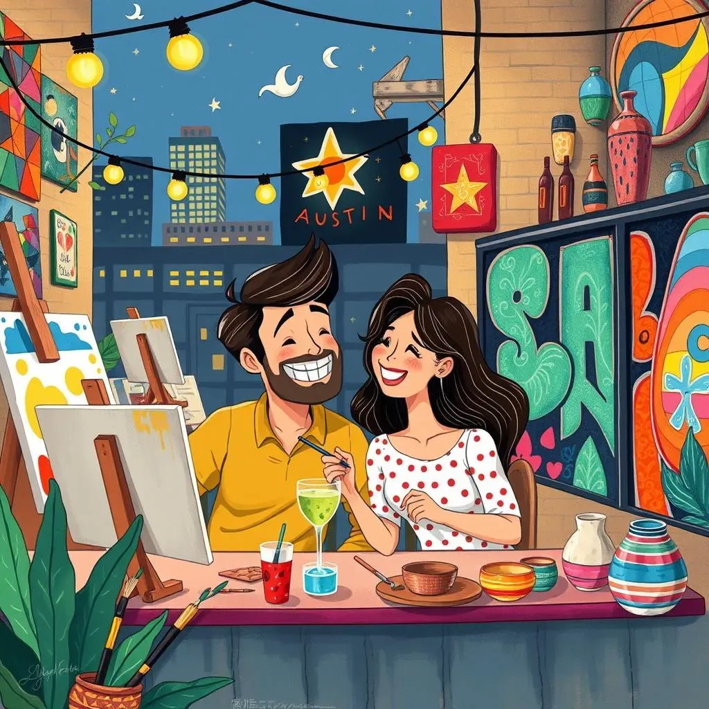 Artistic Adventures: Painting, Pottery, and More for Your Creative Date Night Austin TX