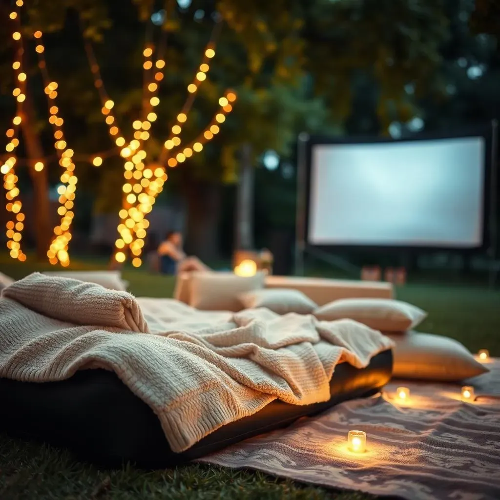 Creating the Ultimate Cozy Zone: Seating and Atmosphere for Outdoor Movie Date Night Ideas