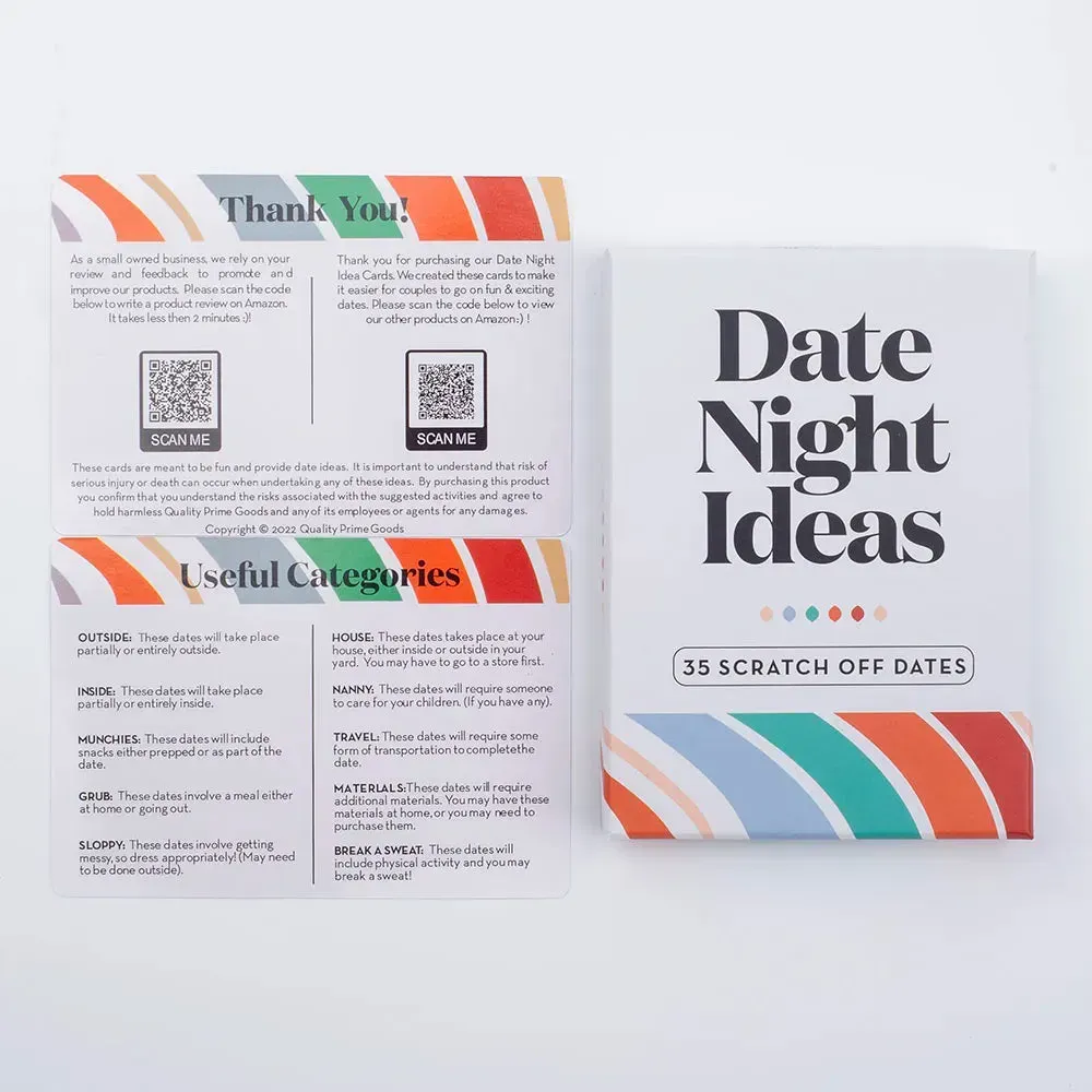 Exciting Date Night Ideas 35 Scratch Off Dates