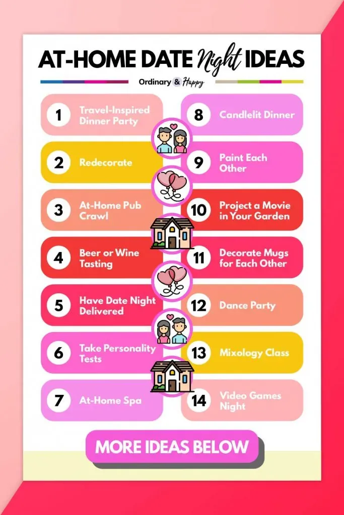 Simple & Fun free at home date night ideas for couples