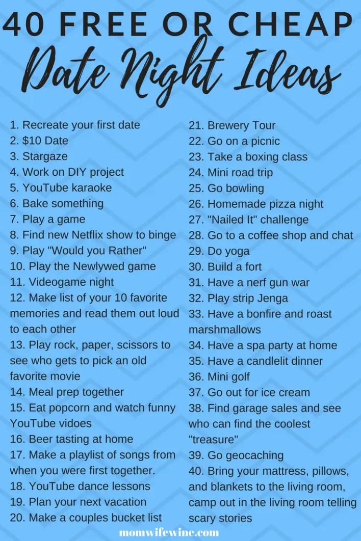 Discover 15 Amazing friday date night ideas near me!