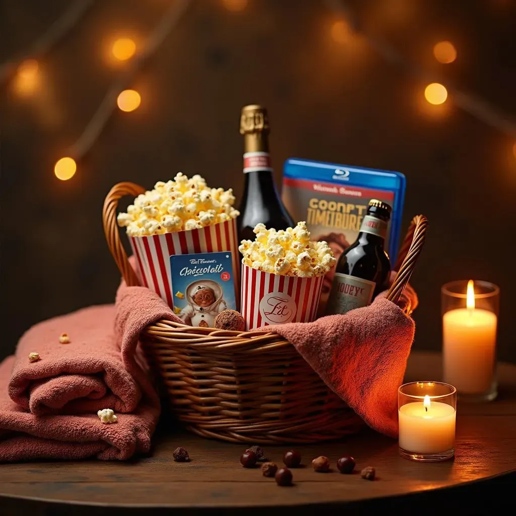 Gathering Supplies for Your Movie Date Night Basket
