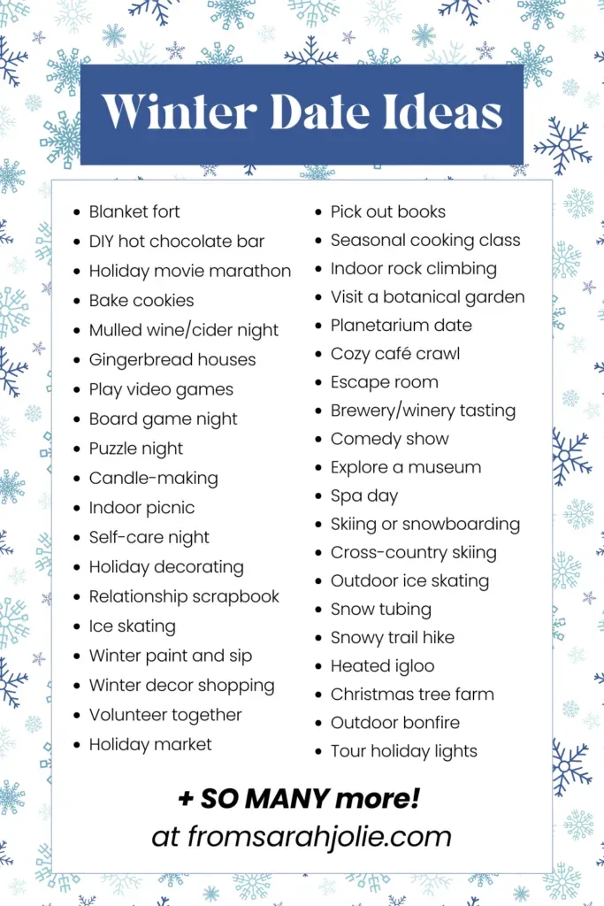 Indoor Free Date Ideas in the Winter: Cozy & Cheap Options