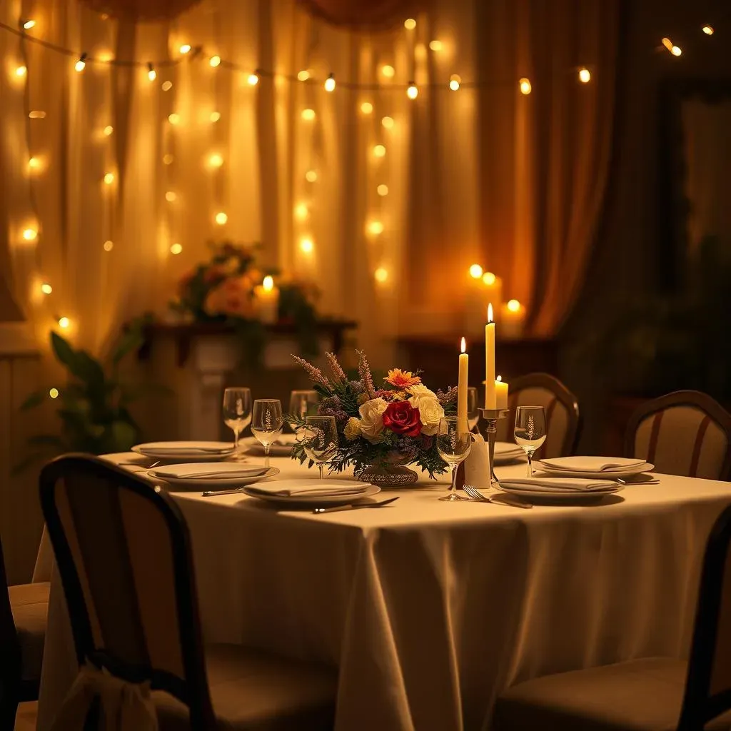 Setting the Mood: Easy Date Night Candle Light Dinner Decorations