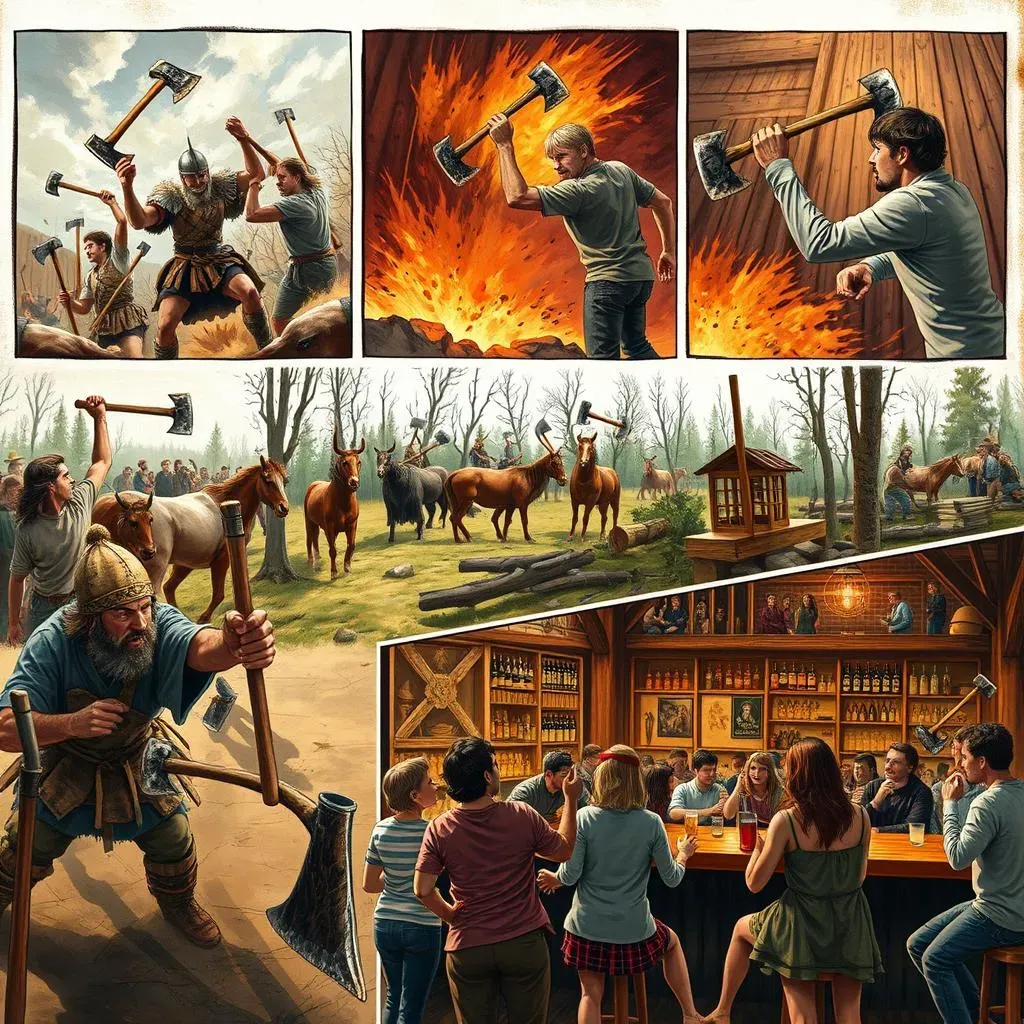 The History of Axe Throwing: From War to Weekend Fun