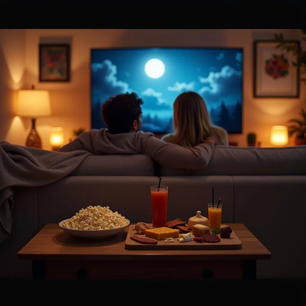 Why Stay In? The Appeal of a Home Movie Date Night