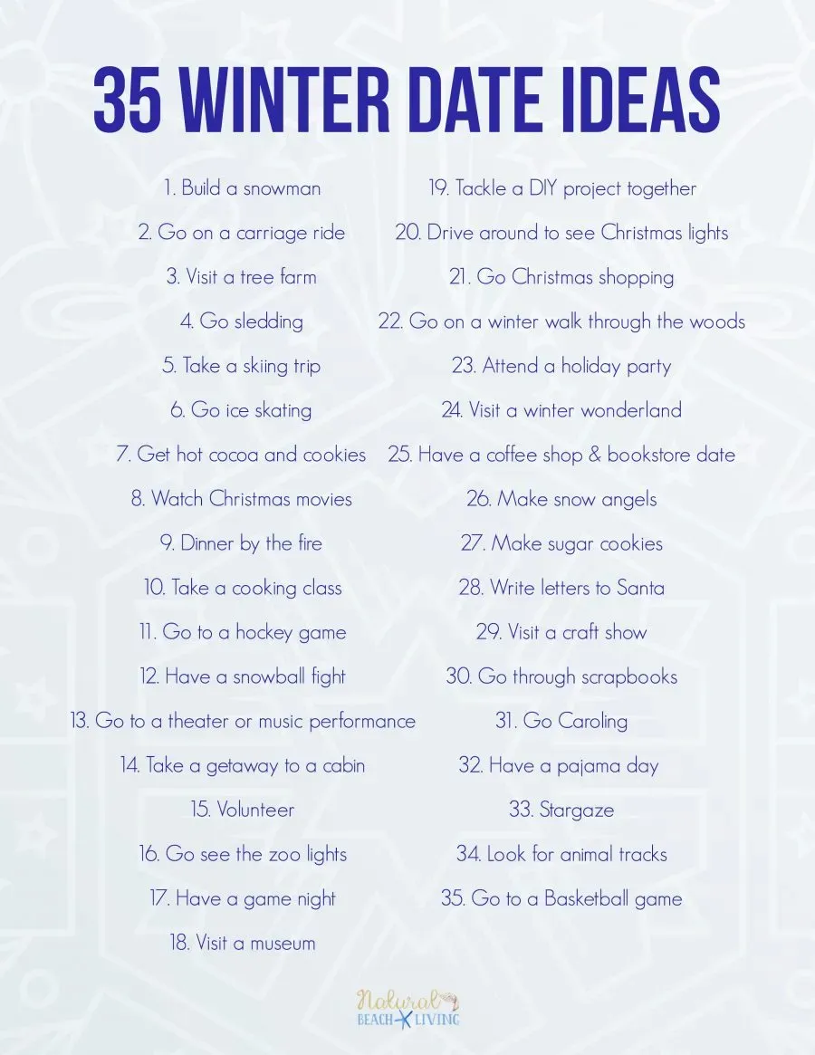 Your GoTo List for Free Indoor Date Ideas in Winter